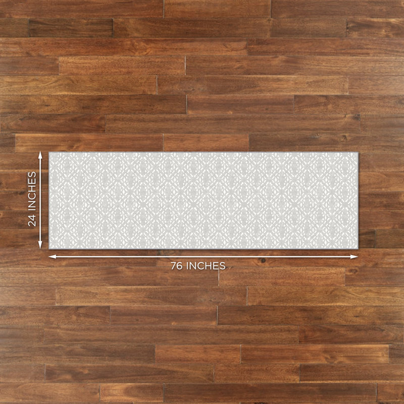 NeverMove Machine Washable Contemporary Dylan Rug, Runner 2' x 6'4"