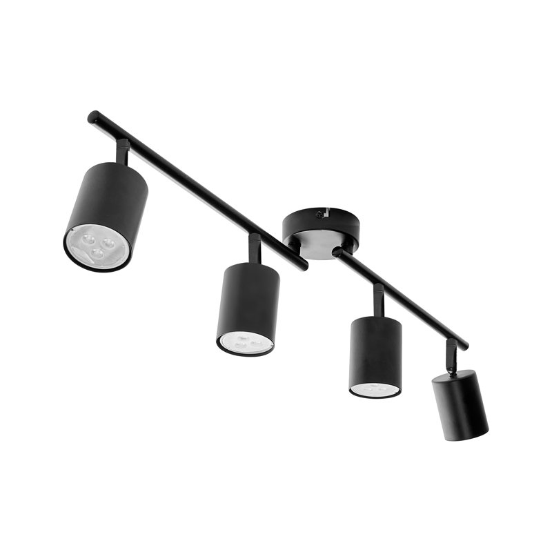 NYANDO Track Kit, 17cm H x 68cm W x 8cm D, Satin Black