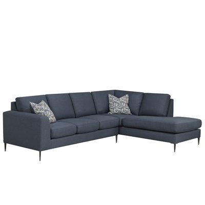 Upholstered L-Shaped Sectional Right Hand Facing
