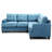 Transitional Micro Suede Sofa - Removable Backs/Arms, Reversible Chaise & Kiln-Dried Frame