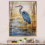 «Blue Heron» par Watersite Watercolor - oiseau, art mural