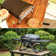Steel Countertop Propane Pizza Oven and Gas Grill Set with 13" Pizza Stone, Hose, and Regulator