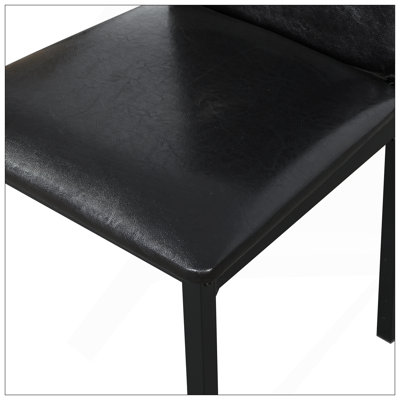 4-Piece Metal Frame Dining Seats