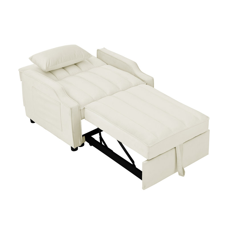 Canapé-lit convertible 3 en 1 pour salon, Beige