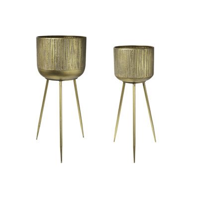 Metal Pot Planter