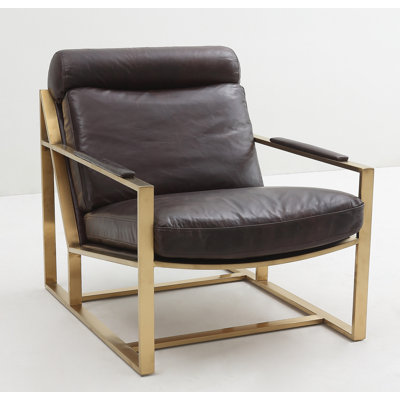 Méridienne en cuir 27,5 po Robertsdale