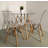 Lorel Round Glass Top Solid Wood Base Dining Table