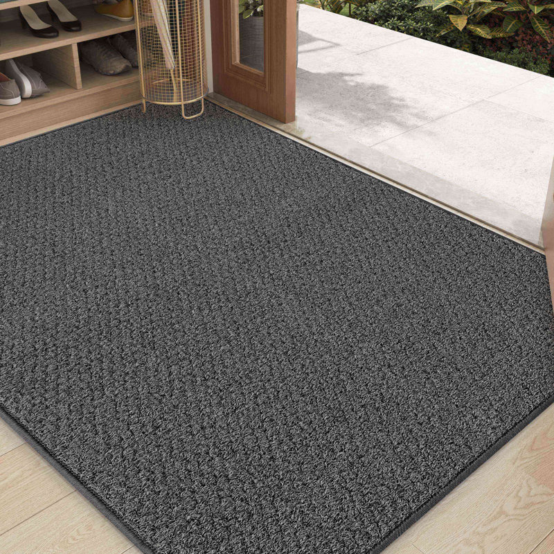 Paillasson Domitilla, Gris foncé, L 47 po x L 63 po