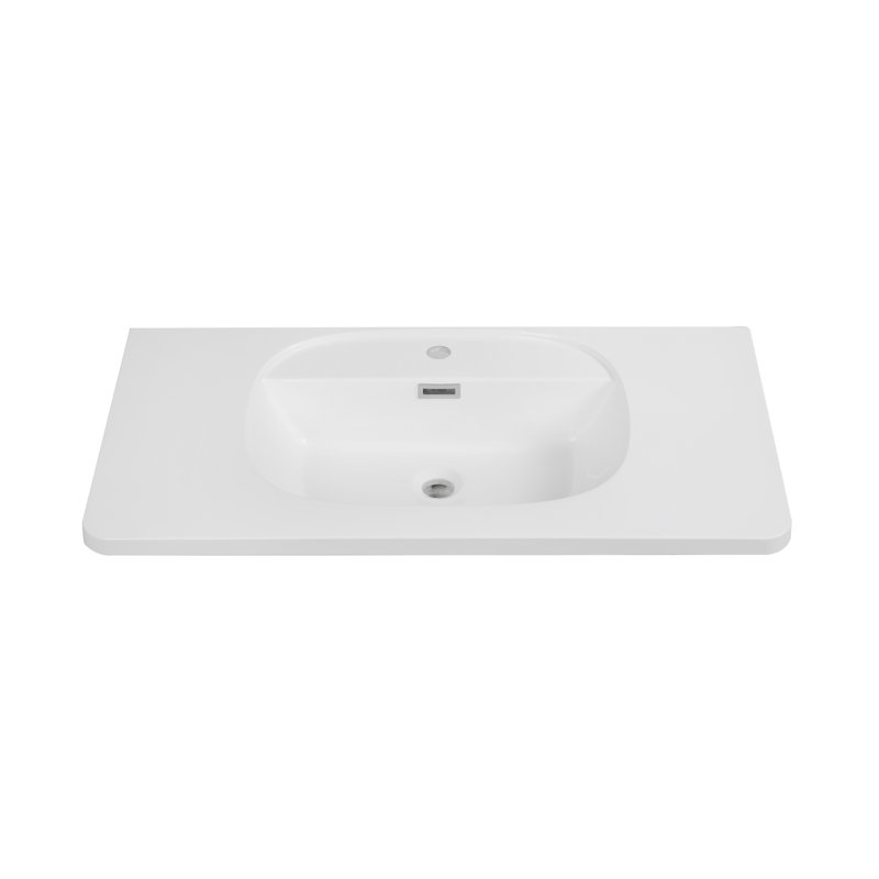 Plateau de meuble-lavabo 35,4 po