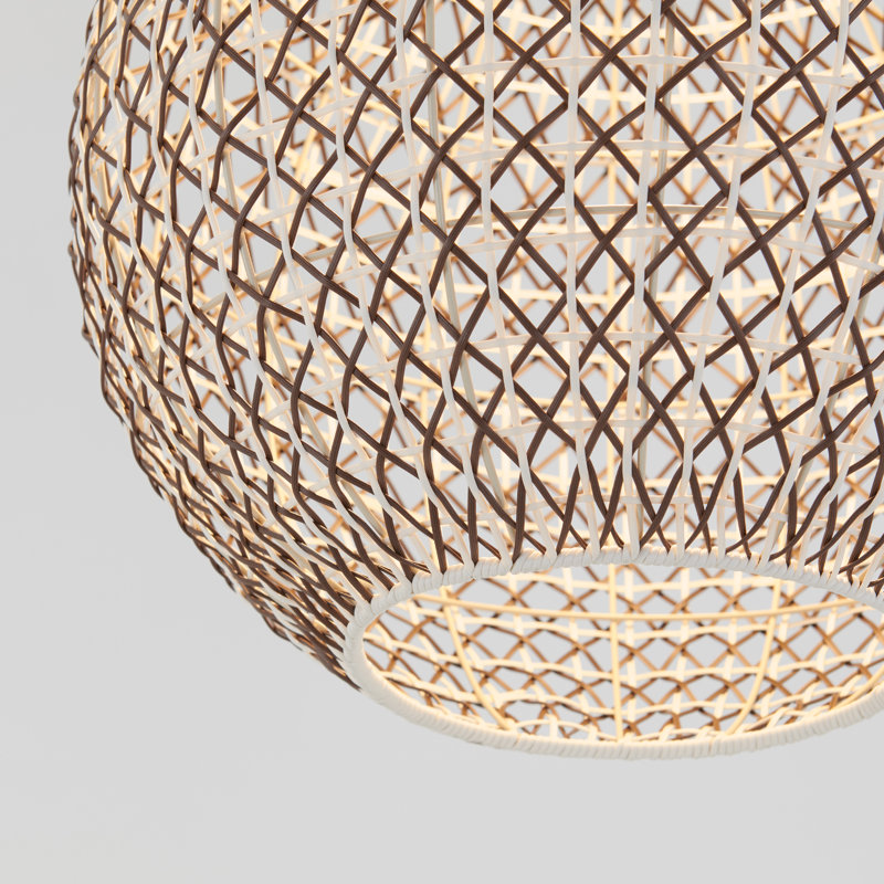 Bay Isle Home™ Ayara Exotic LED Pendant Light, Black and Rattan