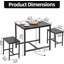 Grande table de salle à manger ronde 31,5 po