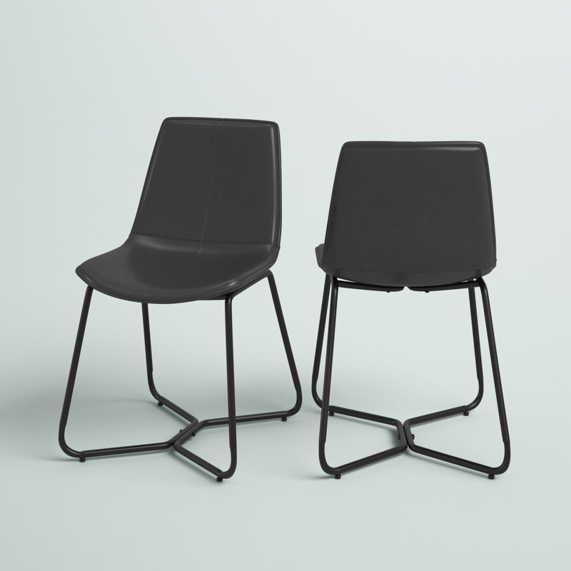 Chaise d'appoint rembourrée Alivia, Gris