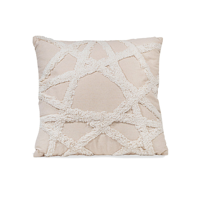  Coussin décoratif géométrique intérieur / extérieur en coton