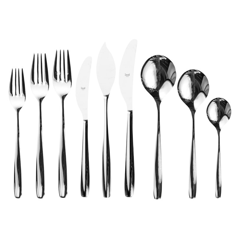 MEPRA Morgana Stainless Steel Flatware Set - Service for 6