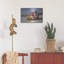 Art mural en métal luxueux «Toboggan» par Lucia Heffernan, 24 po x 16 po-114799139