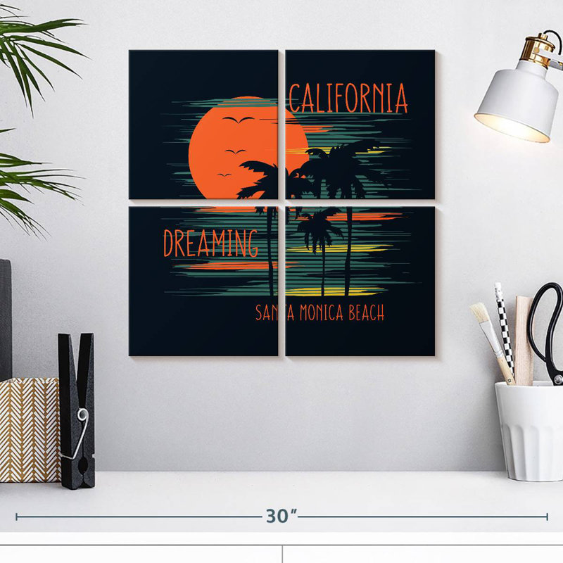 Tergel California Dream Sunset, H 18 po x l 18 po