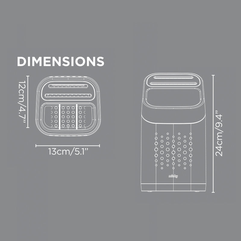 Plastic Square Flatware Caddy