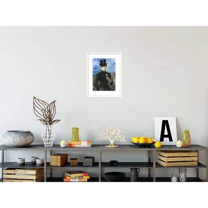 Équitation giclée encadrée par Horse Man, H 21,75 po x l 16,93 po