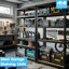 Harbour Housewares - 2pc Steel Garage Shelving Units Set - 5-Tier-114117107-114117105