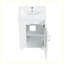 Meuble-lavabo moderne avec tablette à deux niveaux