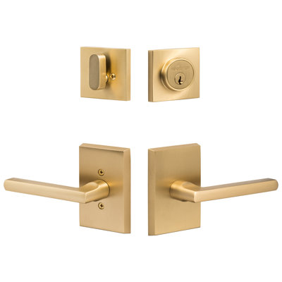 Logan Passage Lever with Deadbolt