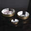 Bianco Nero Small Round Bowl