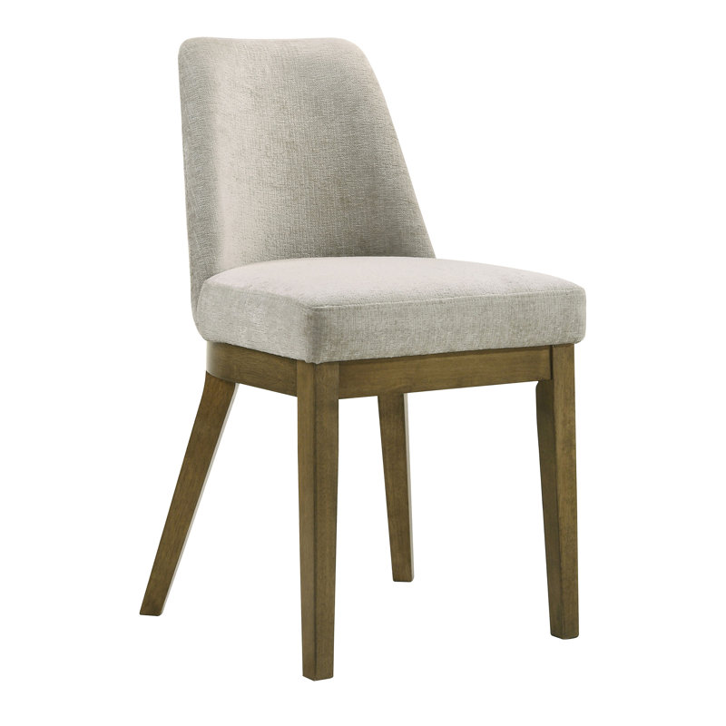 Chaise d'appoint Bryant (brun clair) rembourrée (ensemble de 2)