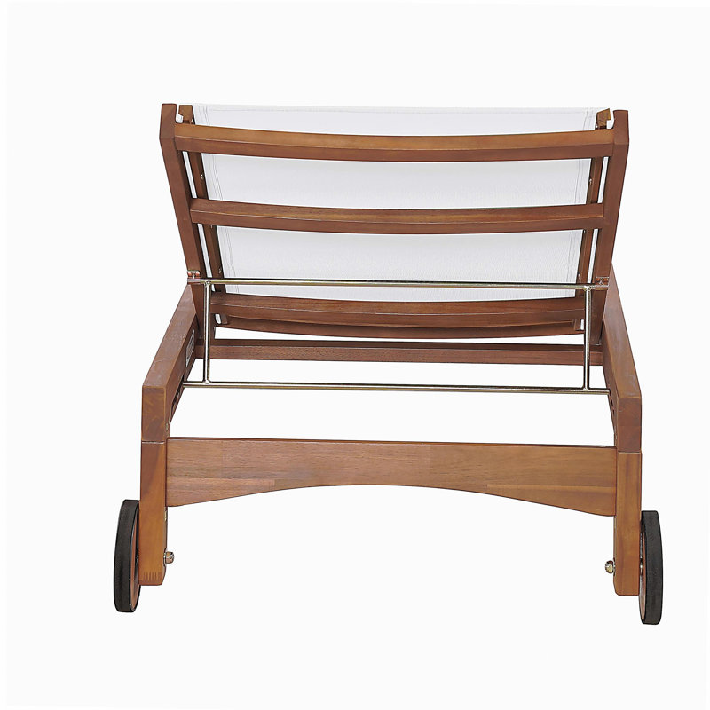 OUTDOOR CHAISE LOUNGE, White