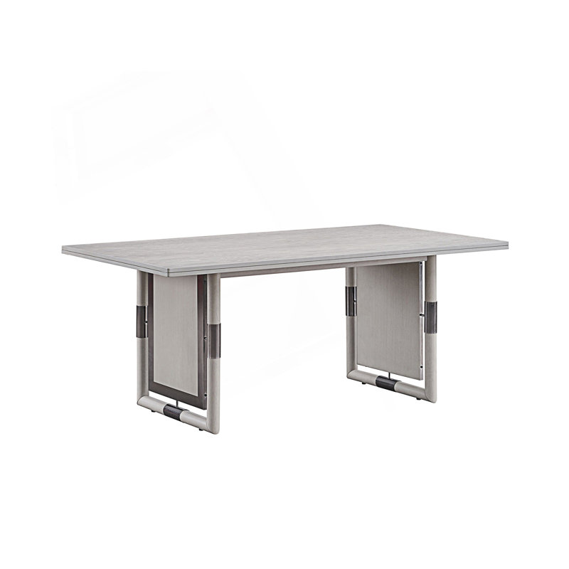 Dining Table With Spacious Rectangular Design