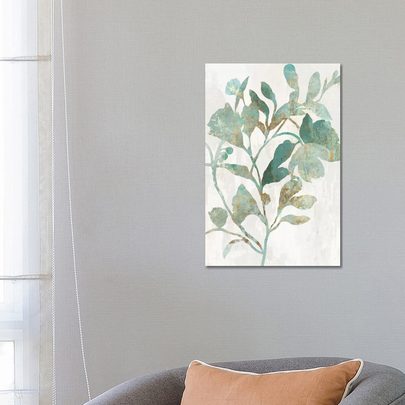 Rustic Flower I by Asia Jensen - Painting on Canvas, 66.04cm H x 45.72cm W x 3.81cm D, Wrapped Canvas