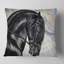 Cheval frison - coussin à imprimé animal-29516436-29516440