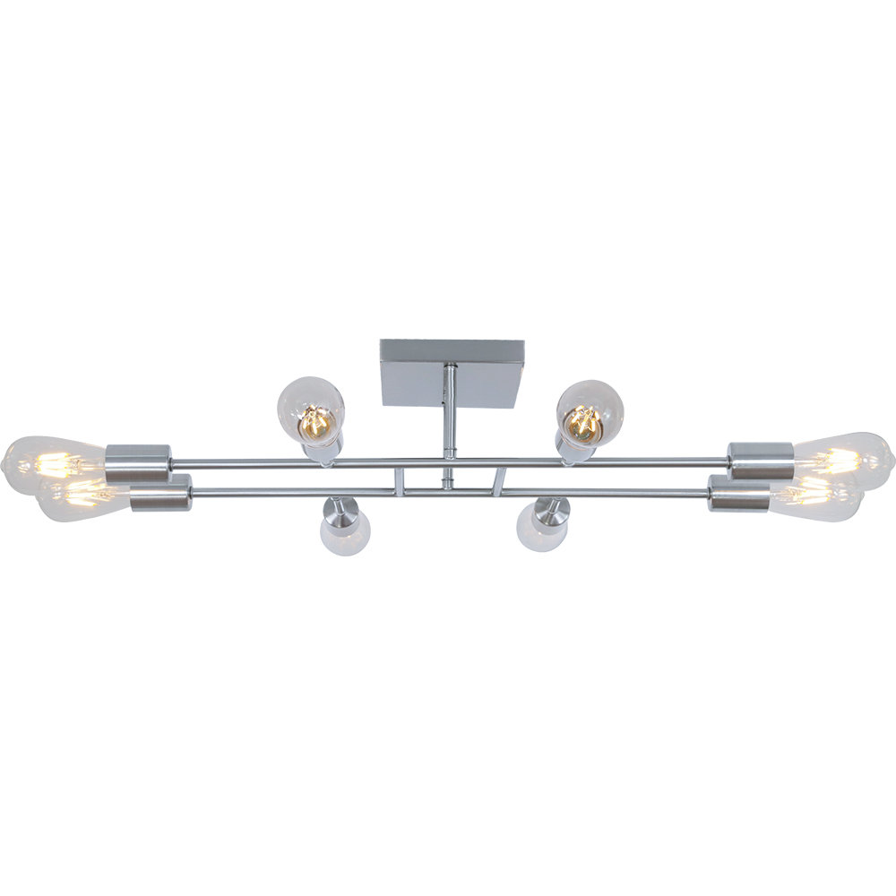 Corrigan Studio® 8-Light Flush Mount Light Modern Metal Fixture | Wayfair