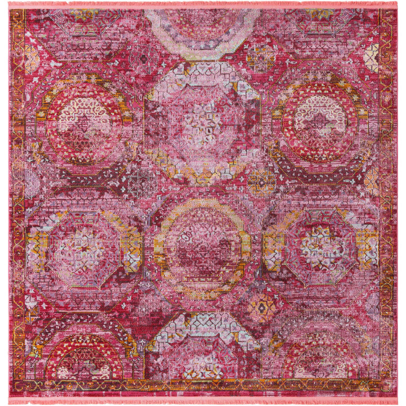 Mekeba Oriental Indoor Rug, Square 7'10"