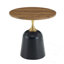 Table d'appoint circulaire avec base en métal-1556831720