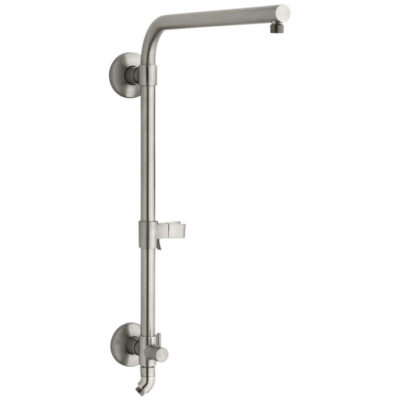 Hydrorail -R Beam Column Shower Panels, Vibrant Brushed Nickel