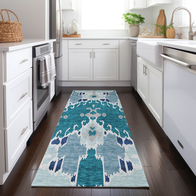 Tapis d'entrée / extérieur antidérapant Caziyah