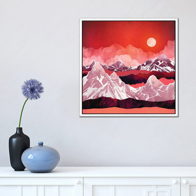 Scarlet Glow - Print on Canvas