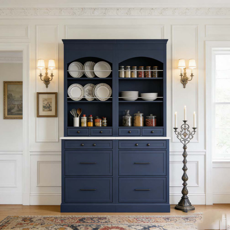 83.7inch High Kitchen Pantry Set of 2, Set of 2