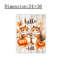 Art mural en toile 24 "x 36" Hello Fall Squirrel