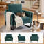 Chaise d'appoint rembourrée en tissu chenille-1932206749