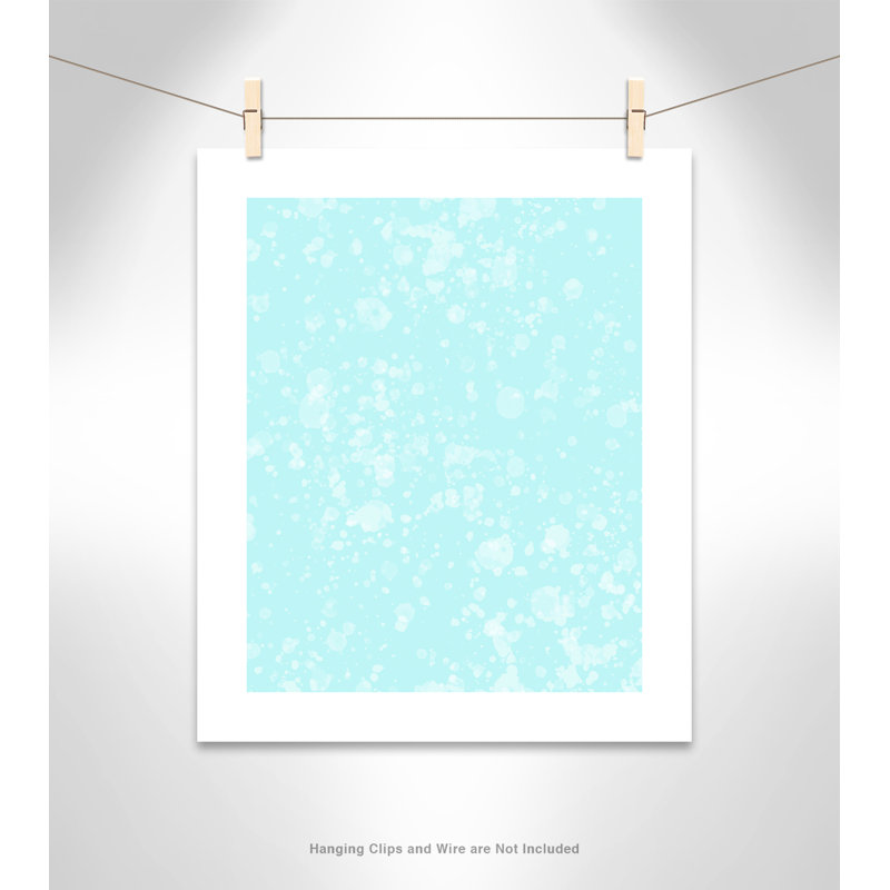 Impression sur papier de bulles fantaisistes, H 24 po x l 20 po x P 1 po, Papier