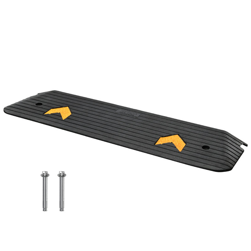 VEVOR Rubber Threshold Ramp, 1" H x 9.5" W x 44.5" L