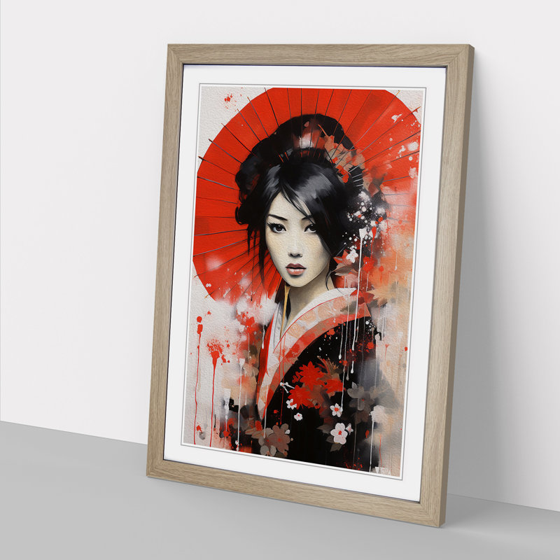 Single Picture Frame Print on Wood, Oak Framed, 64cm H x 46cm W