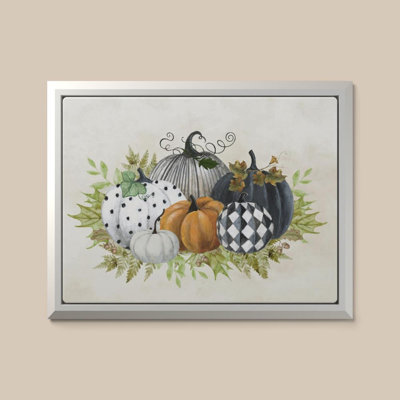 Le Champ de Citrouilles par Tava Studios - Graphique d'art sur toile