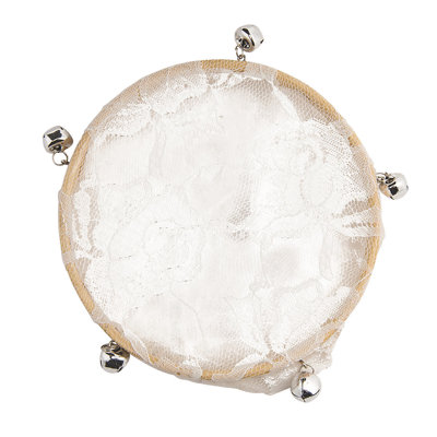 Lace Tambourine Wedding Favors, Party Supplies, 6 Pieces