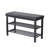 Small Shoe Bench, 3-Tier Shoe Rack, Shoe Storage Bench With PU Seat Cushion, Entryway Shoe Rack Bench With Metal Mesh Shelves, Freestanding Shoe Organizer For Hallway