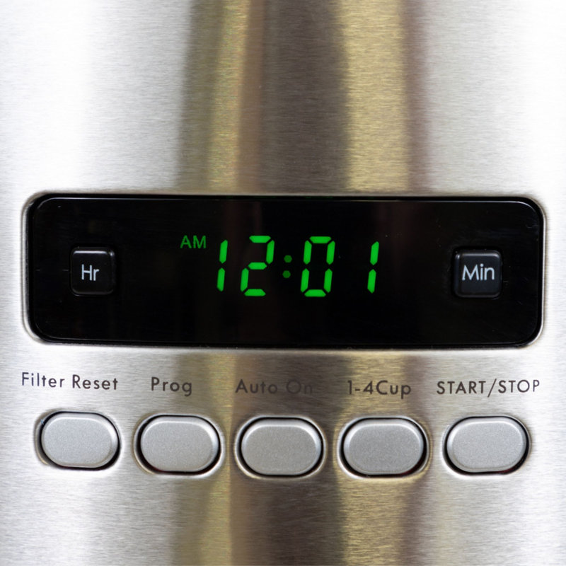 Cafetière programmable avec filtre réutilisable Kenmore, Noir