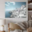 Grèce, Santorini, beau paysage urbain III - Grèce, art mural encadré-326164301-326164303
