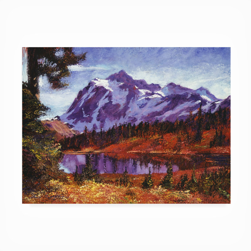 Toile d'extérieur «David Mountain Glover» par David Lloyd Glover, H 18 po x l 24 po x P 1,5 po