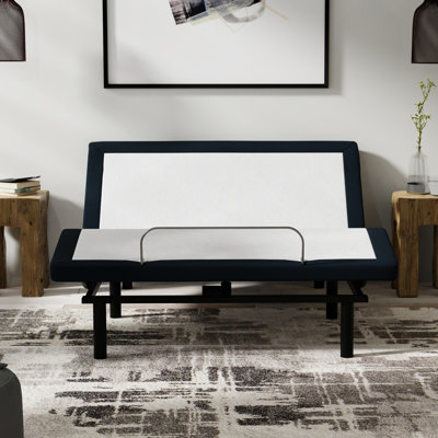 Adjustable Queen Bed Base With Massages, Chargers, Led Lamp Zero 3 Intensity Massagers